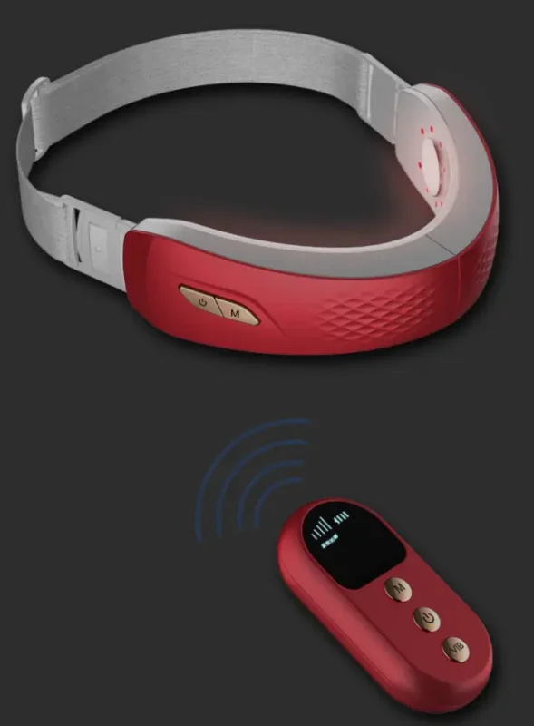 LED Photon Therapy V-shaped Facial Mask for Jawline Sculpting Make a statement with Wine Red — for those who like their skincare tools with a touch of flair. Beauty meets boldness in one sleek device.